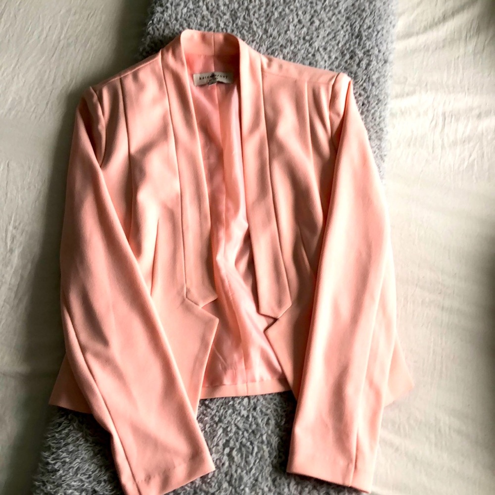 Petite pink blazer
